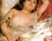 皮埃尔 奥古斯特 雷诺阿 : Reclining Semi-Nude